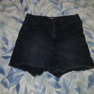 Celebrity Pink Dark Denim Jean Shorts